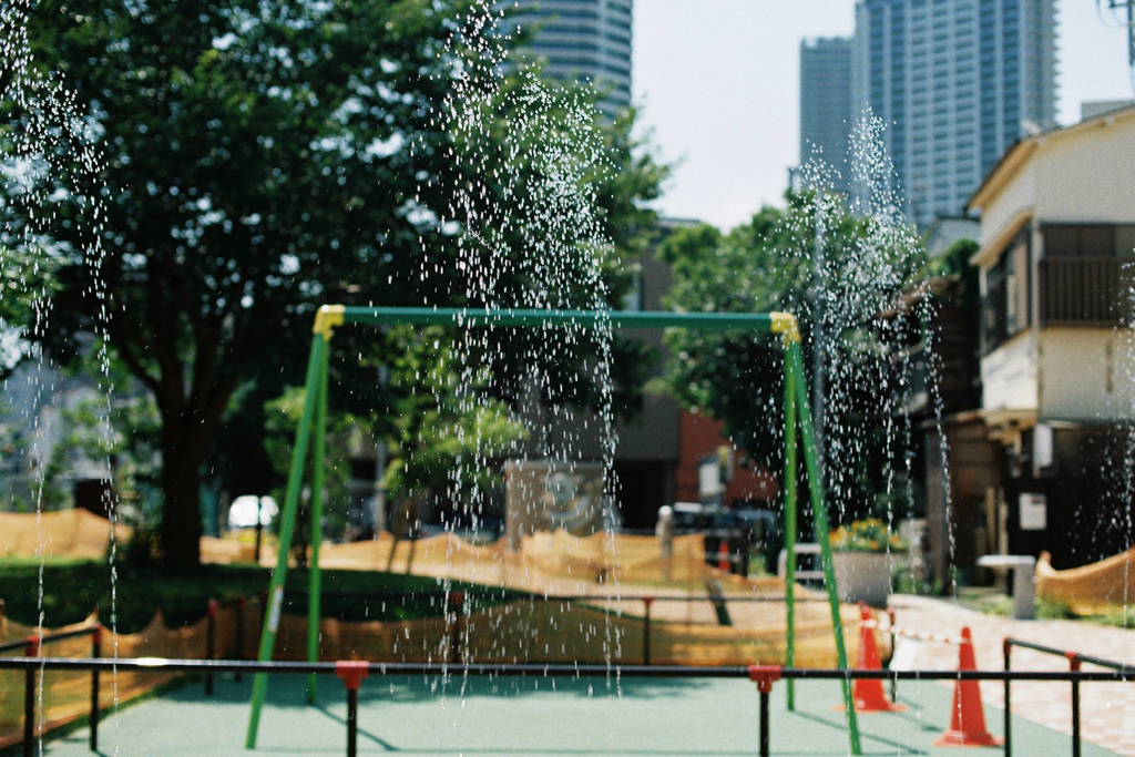 公園の噴水