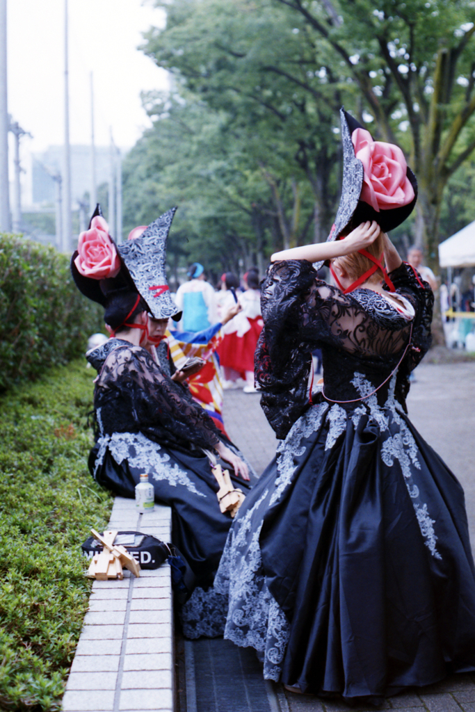 原宿表参道元氣祭スーパーよさこい2019②・衣装6-5