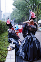原宿表参道元氣祭スーパーよさこい2019②・衣装6-5