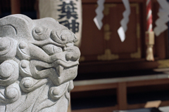 秋葉神社の狛犬・2-1