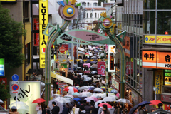 雨の竹下通り