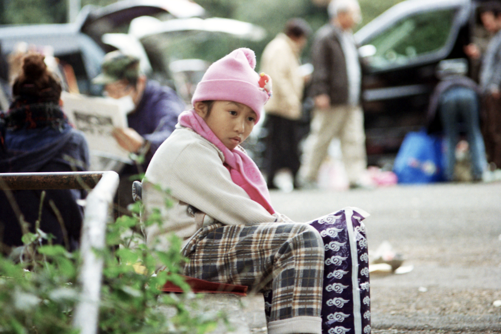 休憩している(過去写真)