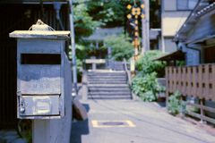 鎌倉御霊神社へ続く道