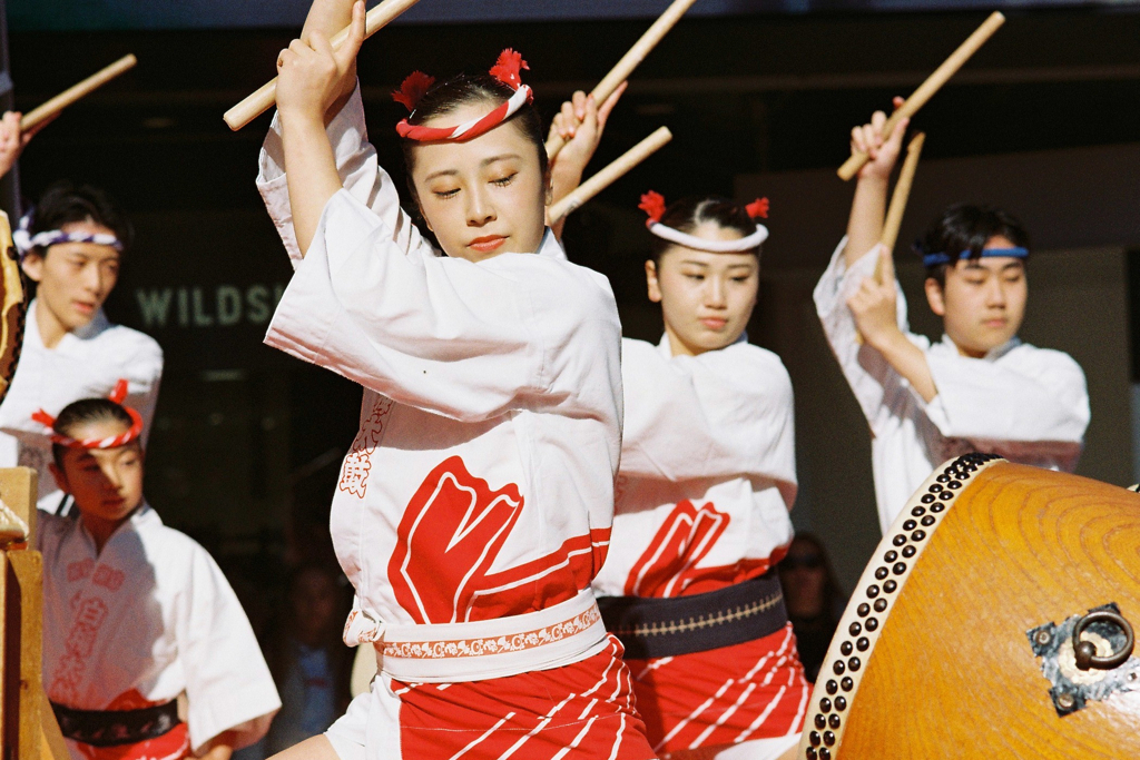 湯島天神白梅太鼓・5-1