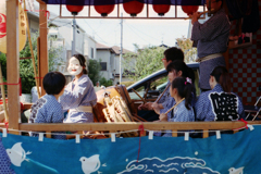 お囃子保存会・若手メンバー