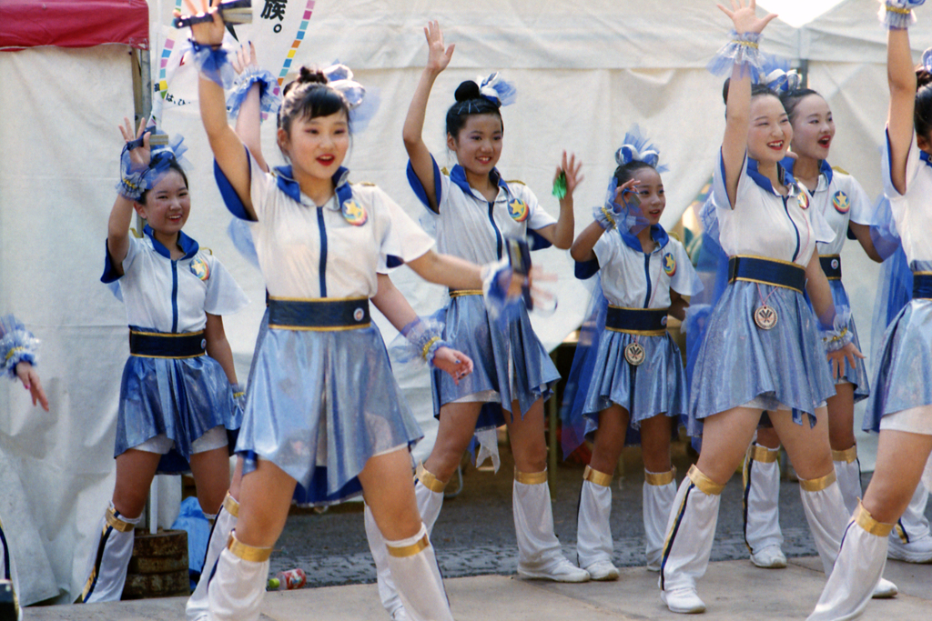 原宿表参道元氣祭スーパーよさこい2019②・衣装6-4