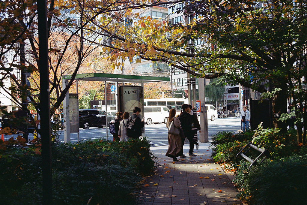 数寄屋橋公園から