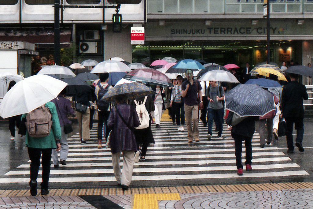 雨の新宿-2