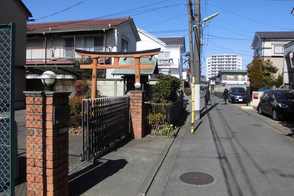岡本第六天社跡と砧大塚・アプローチ編④・3-2