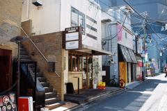 ブティック竹の子があった街並み