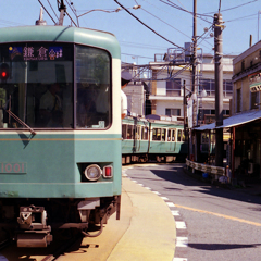 江ノ電10-8・江ノ島・電車