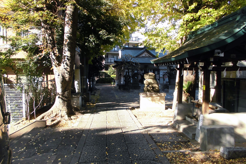 原宿・隠田神社と古道③ 2-2