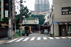 伊皿子坂カーブから泉岳寺