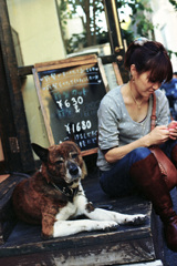 ヘアサロン入口