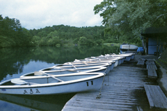 毘沙門沼のボート