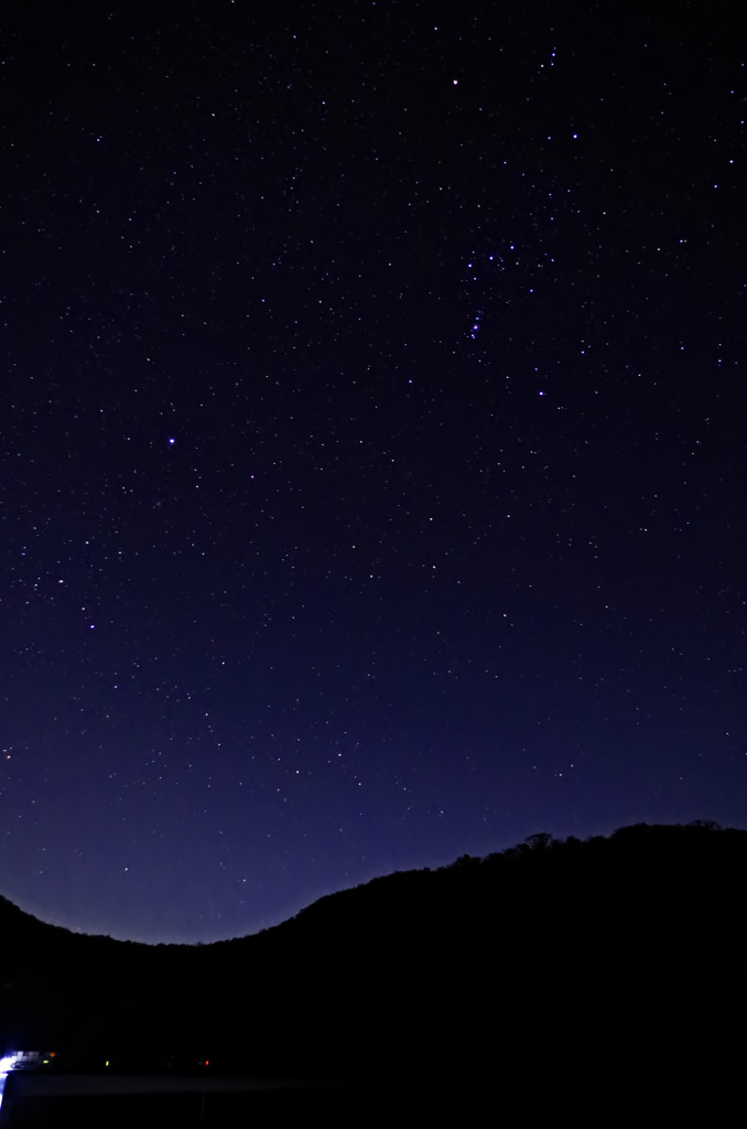 初赤城山で星景撮影