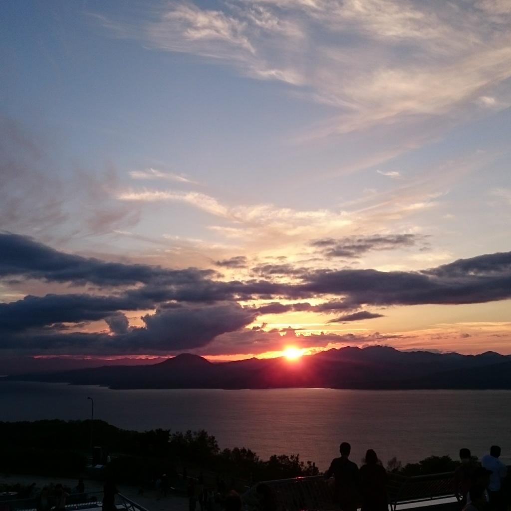 函館の夕日