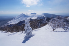 小さな樹氷