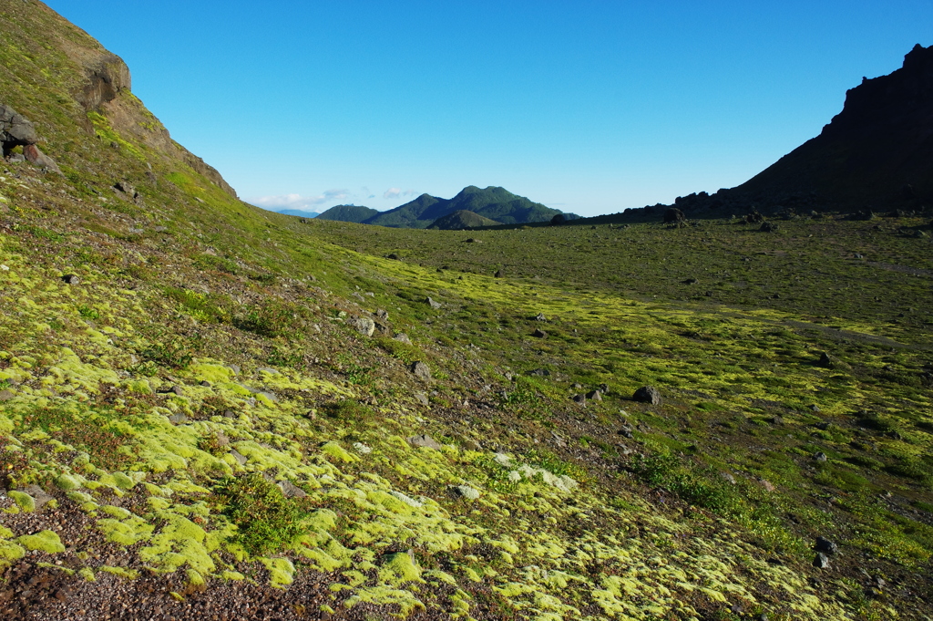 緑の火山