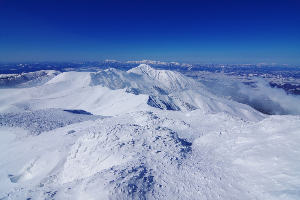 白い山