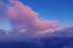 青空に雲