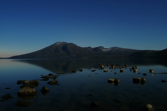 月光の支笏湖