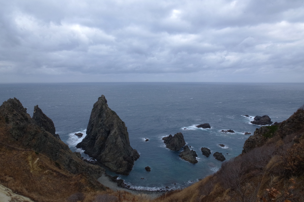 晩秋の海