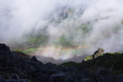 山影の虹