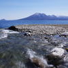 支笏湖に注ぐ流れ
