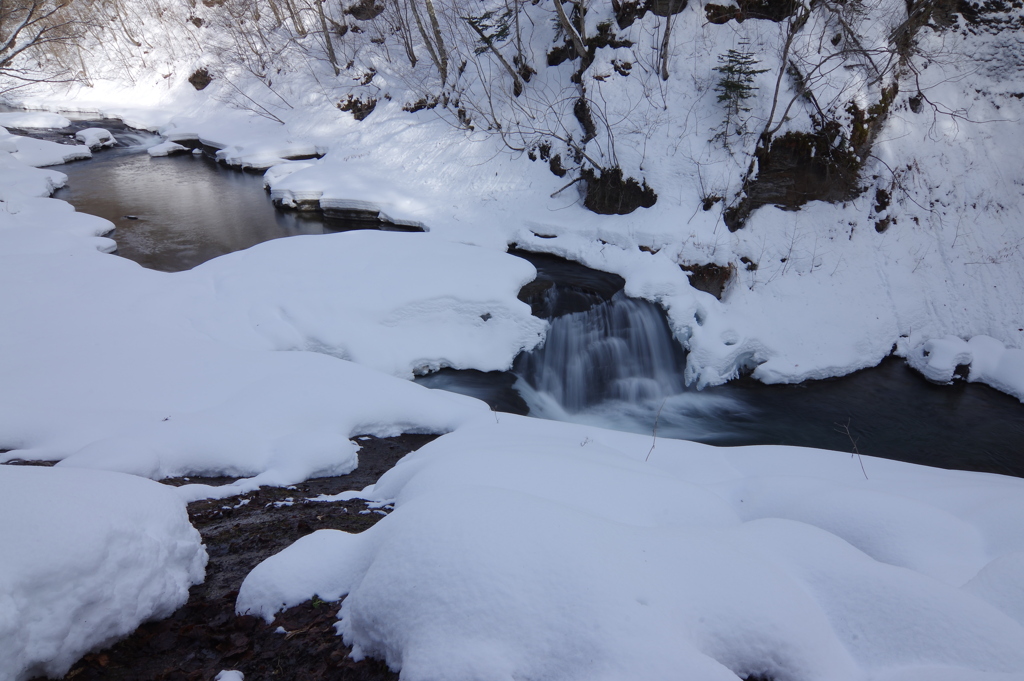 湿り雪の朝