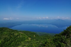 夏の支笏湖