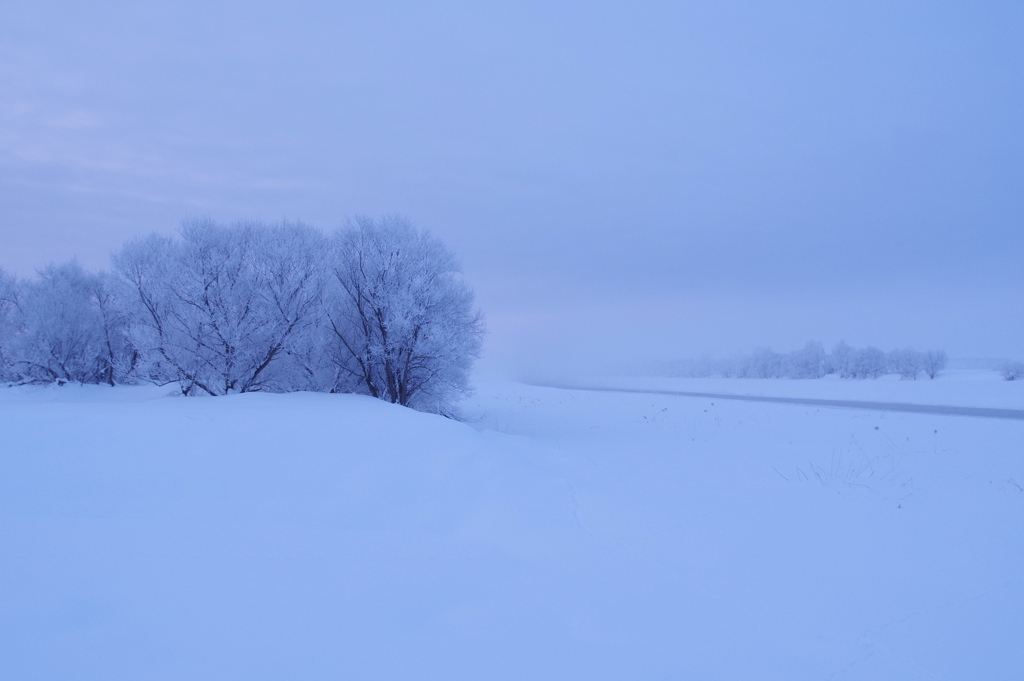 雪の川