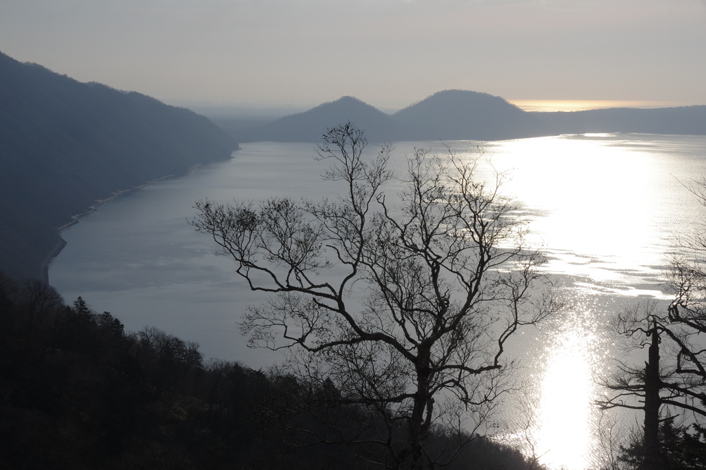 オレンジ色の海