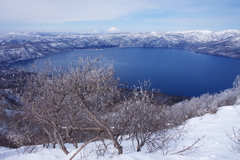 支笏湖の西側半分
