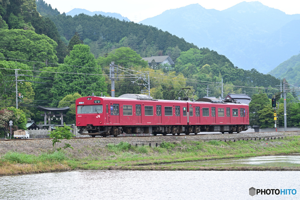 播但線　１０３系　その４