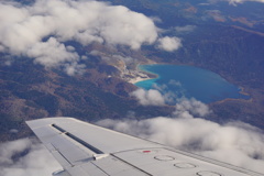 空から見る恐山