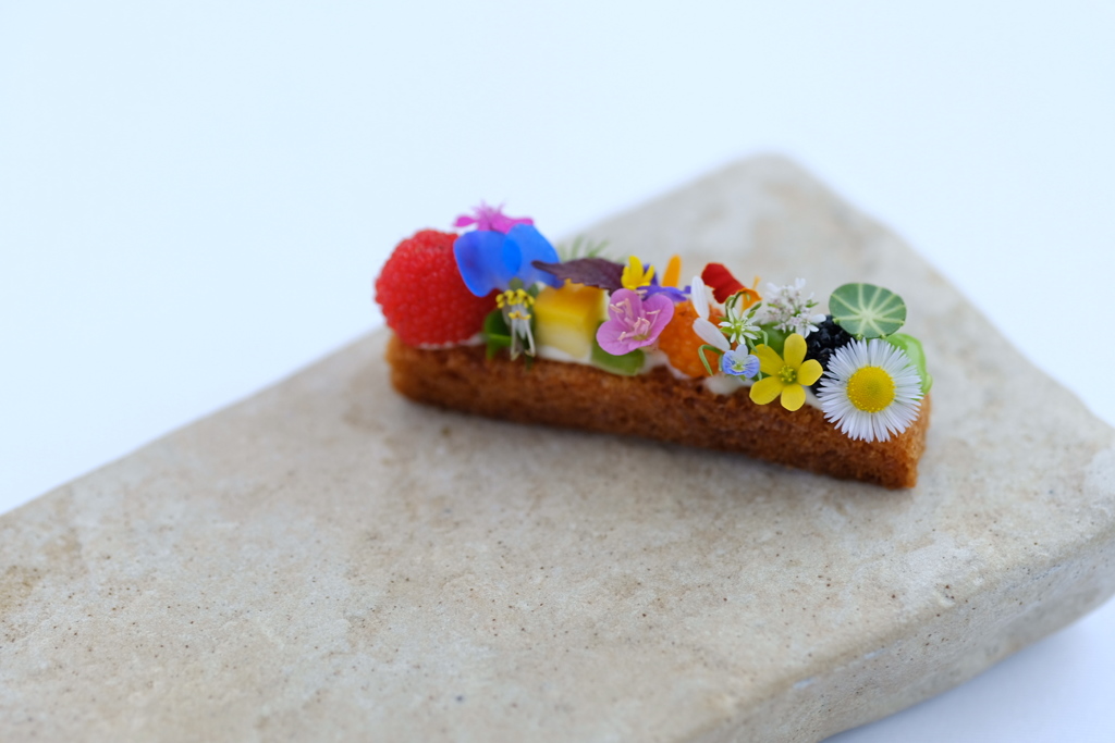 山野草のタルティーヌ