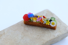 山野草のタルティーヌ