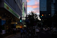 coucher de soleil