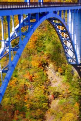 紅葉スポット　日光市六方沢