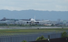 大阪国際空港にて