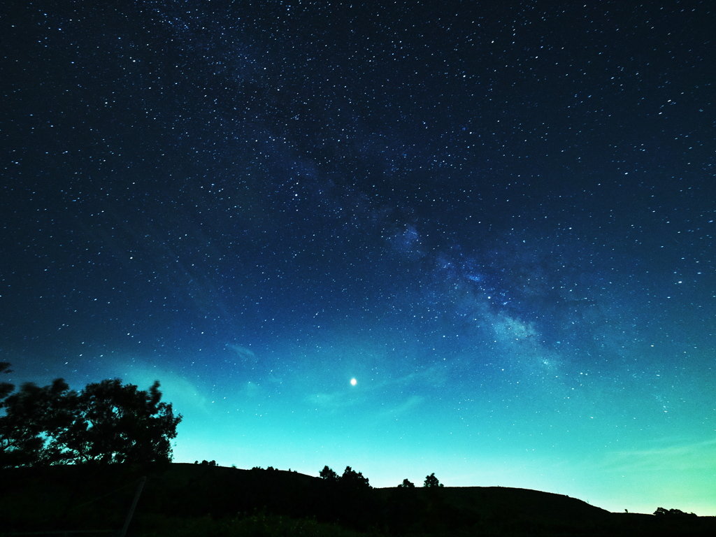 秋吉台の星空2