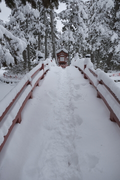 雪の高野山