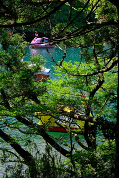 芦ノ湖にて