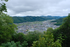 郡山城本丸からの景色