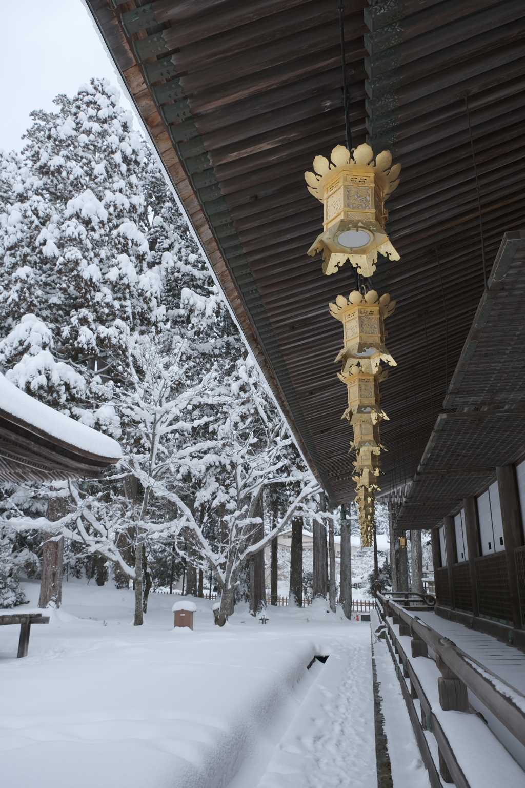 雪の高野山