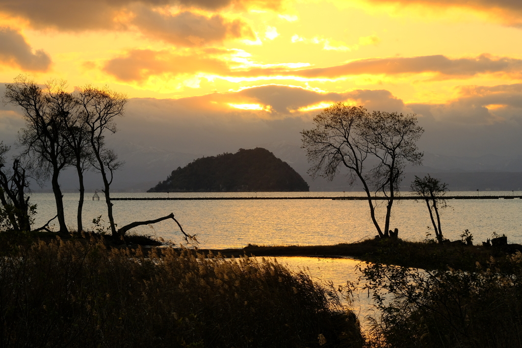 湖北夕景