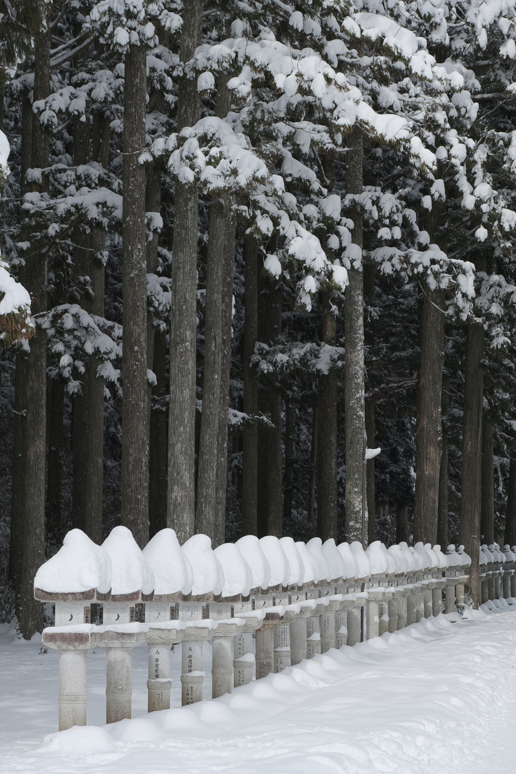 雪の高野山