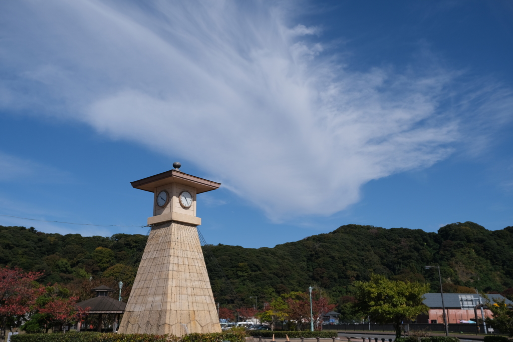 金ヶ崎緑地の時計台