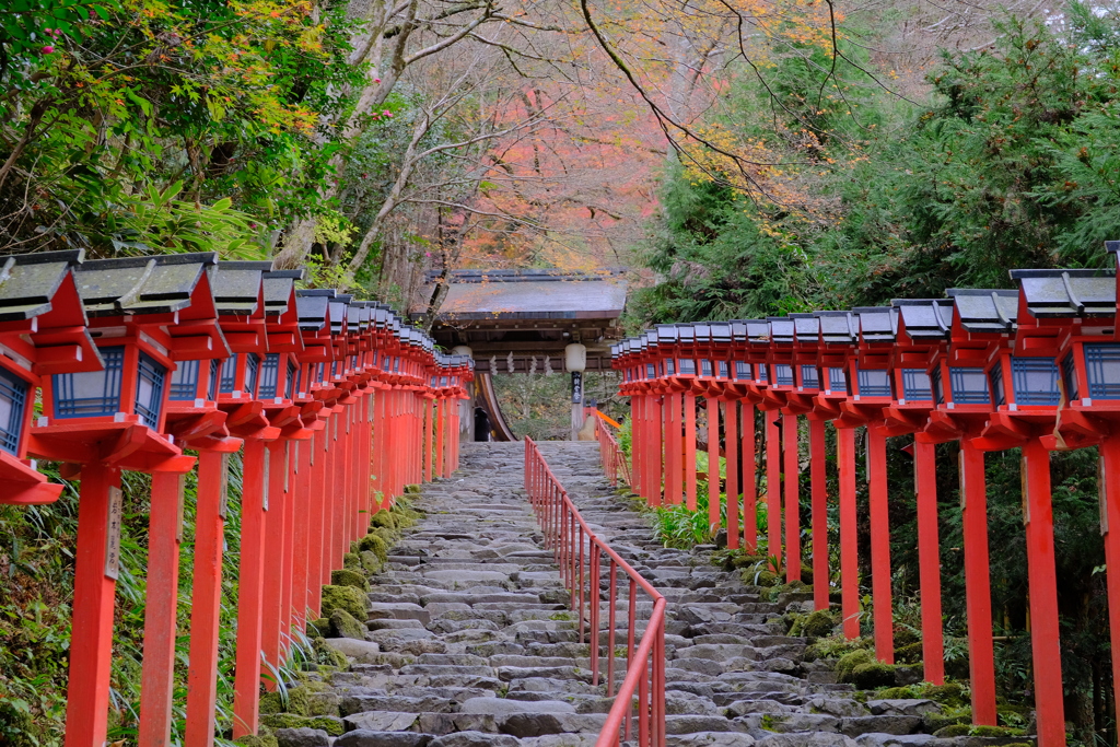 紅葉の貴船神社